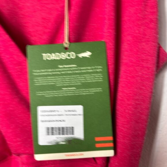 TOAD & CO HAWAIIAN PUNCH CUE SLEEVELESS MINI WRAP X-SMALL DRESS NEW WITH TAGS - Picture 3 of 7